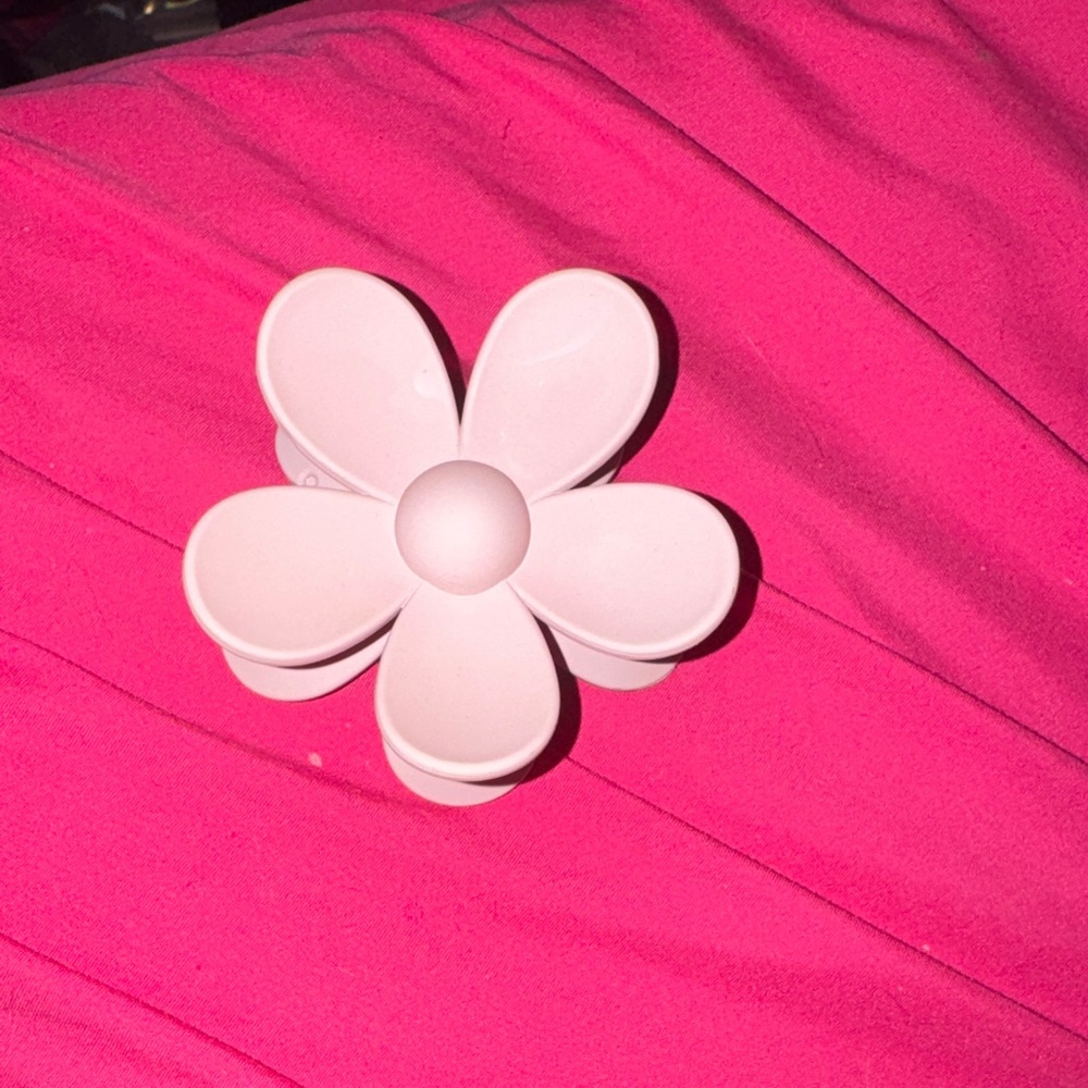 Pink Flower-Shaped Accessory
